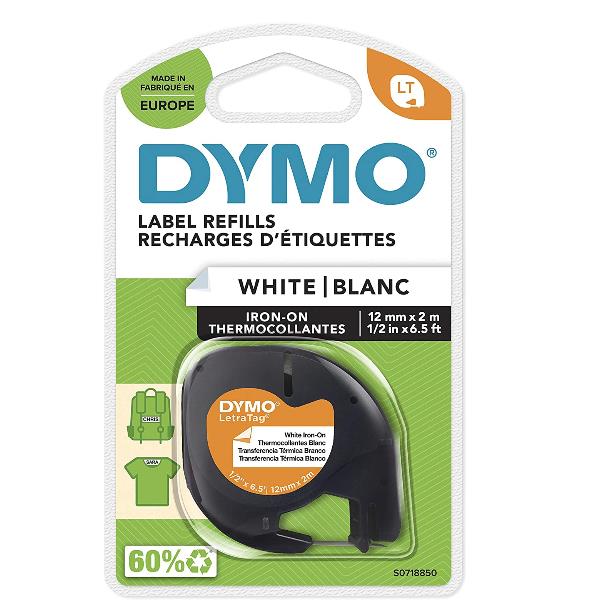 DYMO Nastro DYMO LT da stirare 12mmx2mt - Bianco