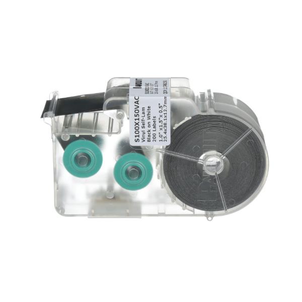 S100X150VAC P1,Cassette,1"x1.50",Self-Lam,Vinyl,EA 3