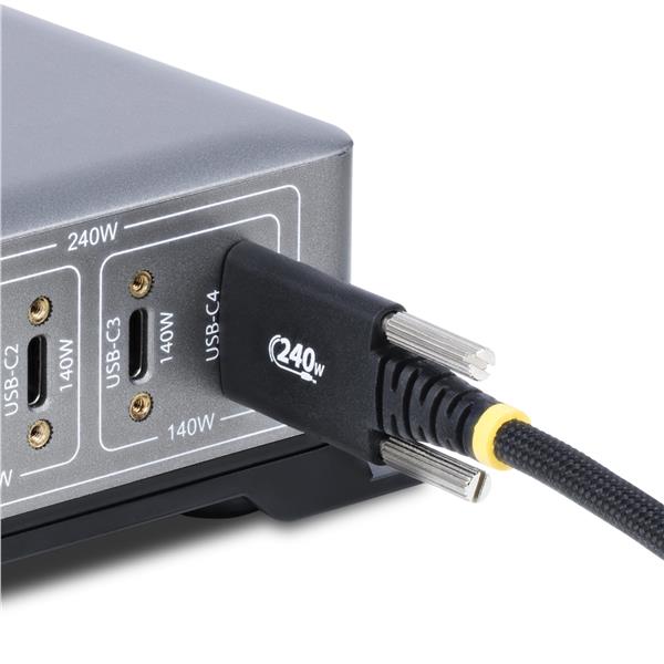 Cavo di Ricarica USB-C da 2m, Chiusura a Vite Laterale 3