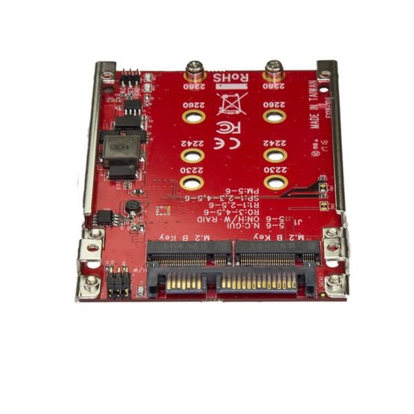 Adattatore per 2 SSD M.2 a SATA per alloggio 2,5" 3