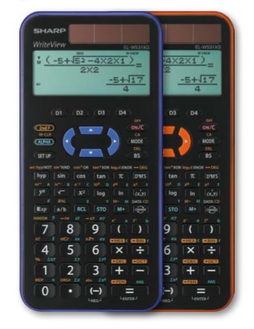 SHARP CALCOLO EL-W531XG ARANCIONE