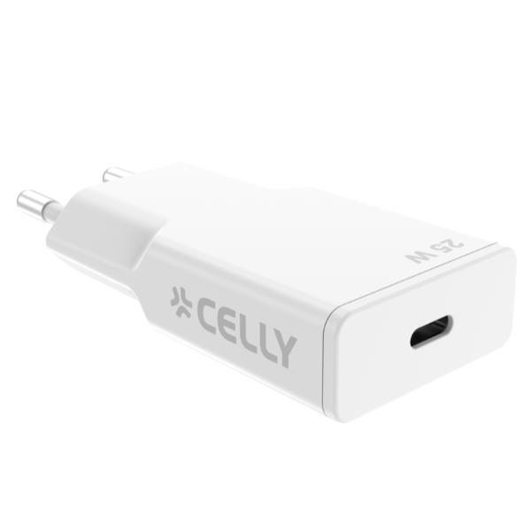 CELLY SLIMTC1C25W - 25W GaN Slim Wall Charger [SLIM COLLECTION]