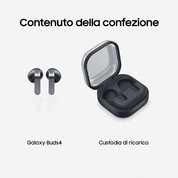 SAMSUNG CELLULARI GALAXY BUDS4 BLACK