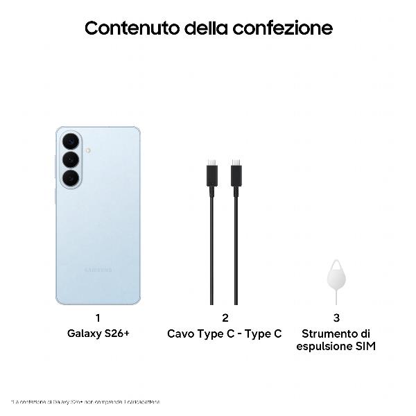 SAMSUNG CELLULARI GALAXY S26+ 12+256GB SKYBLUE