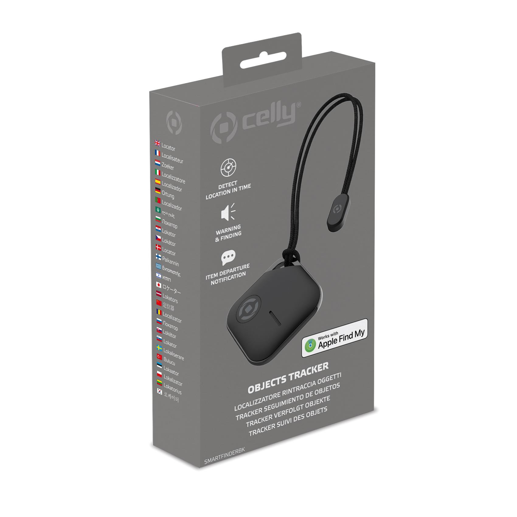 SMARTFINDER - Traccia oggetti compatibile con i dispositivi iOS, utilizza App "Dov'è" preinstallata sui device iOS, consente di localizzare oggetti, batteria litio intercambiale 4