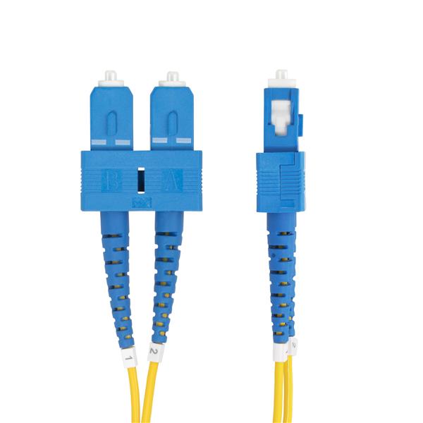 Cavo in Fibra Ottica duplex monomodale OS2 da SC a SC (UPC) da 2 m 2