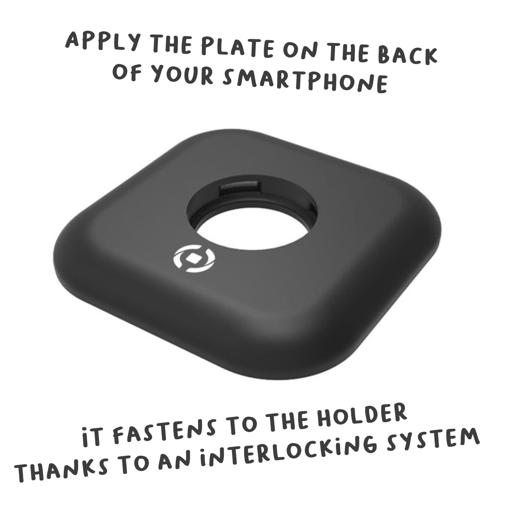SNAPBIKE - Supporto modulare per smartphone, utilizzabile manubrio bici e ebike, sistema blocco sicuro, testina regolabile, incastro device tramite piastra dedicata in confezione 7