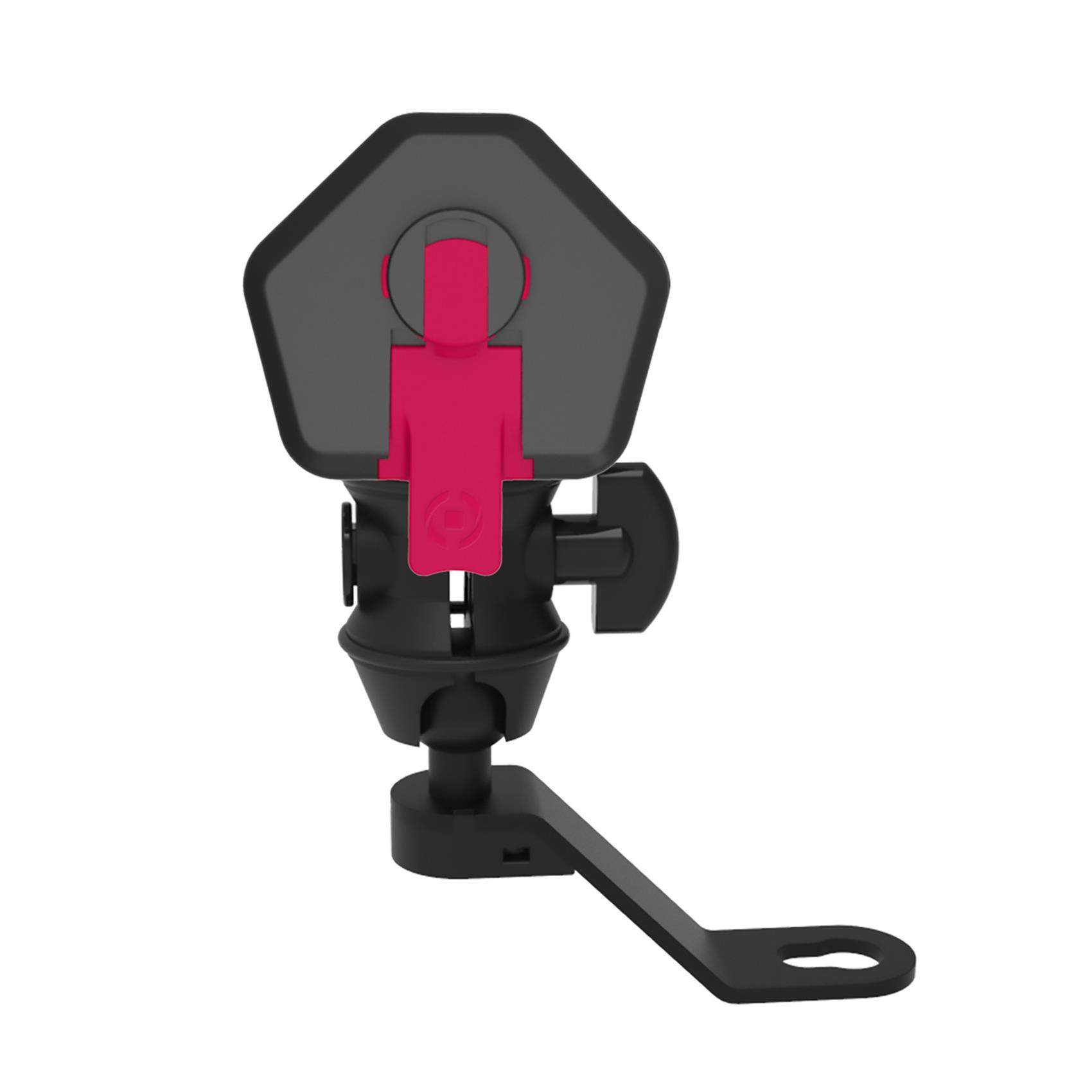 SNAPMIRROR - Supporto universale per smartphone, aggancio specchietto motocicletta, sistema modulare ad incastro, inclinazione fino a 360°, placca universale in confezione 2