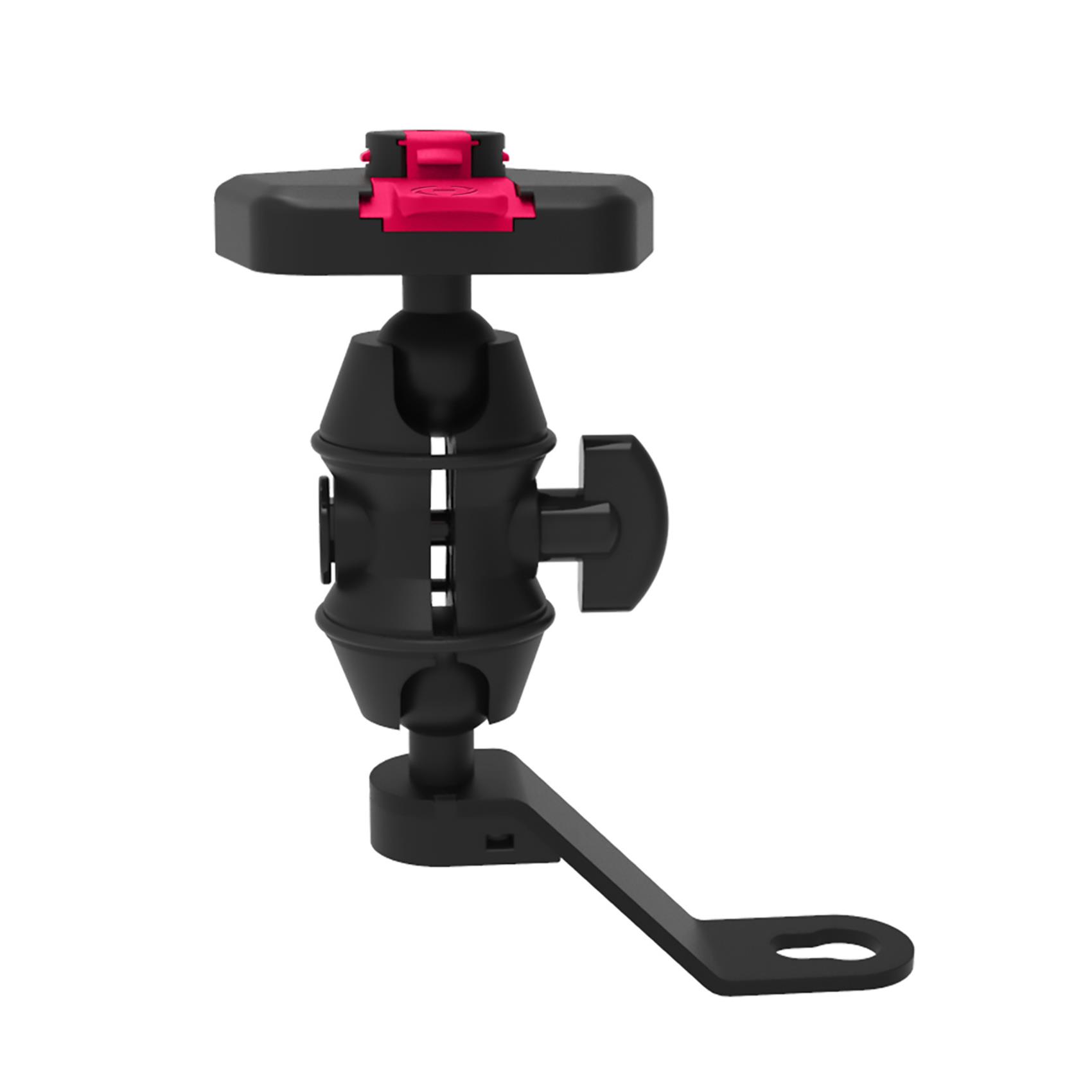 SNAPMIRROR - Supporto universale per smartphone, aggancio specchietto motocicletta, sistema modulare ad incastro, inclinazione fino a 360°, placca universale in confezione 9
