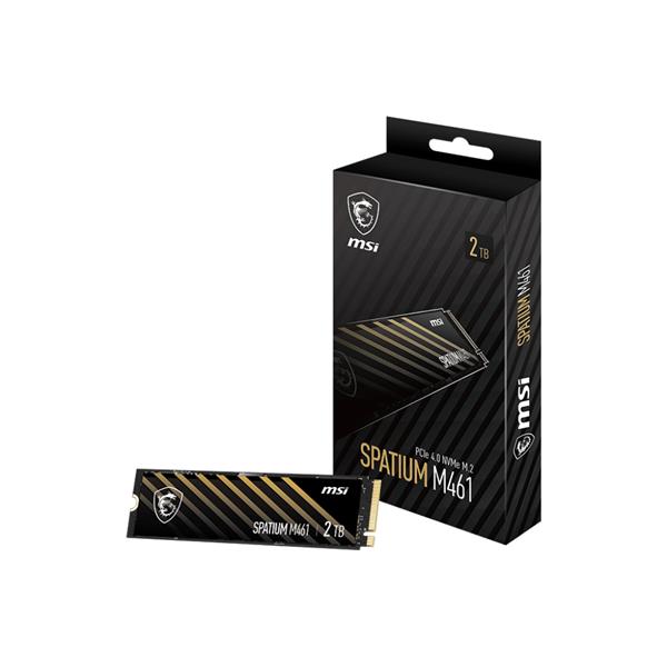 MSI COMPONENTS SPATIUM M461 PCIE 4.0 NVME M.2 2TB