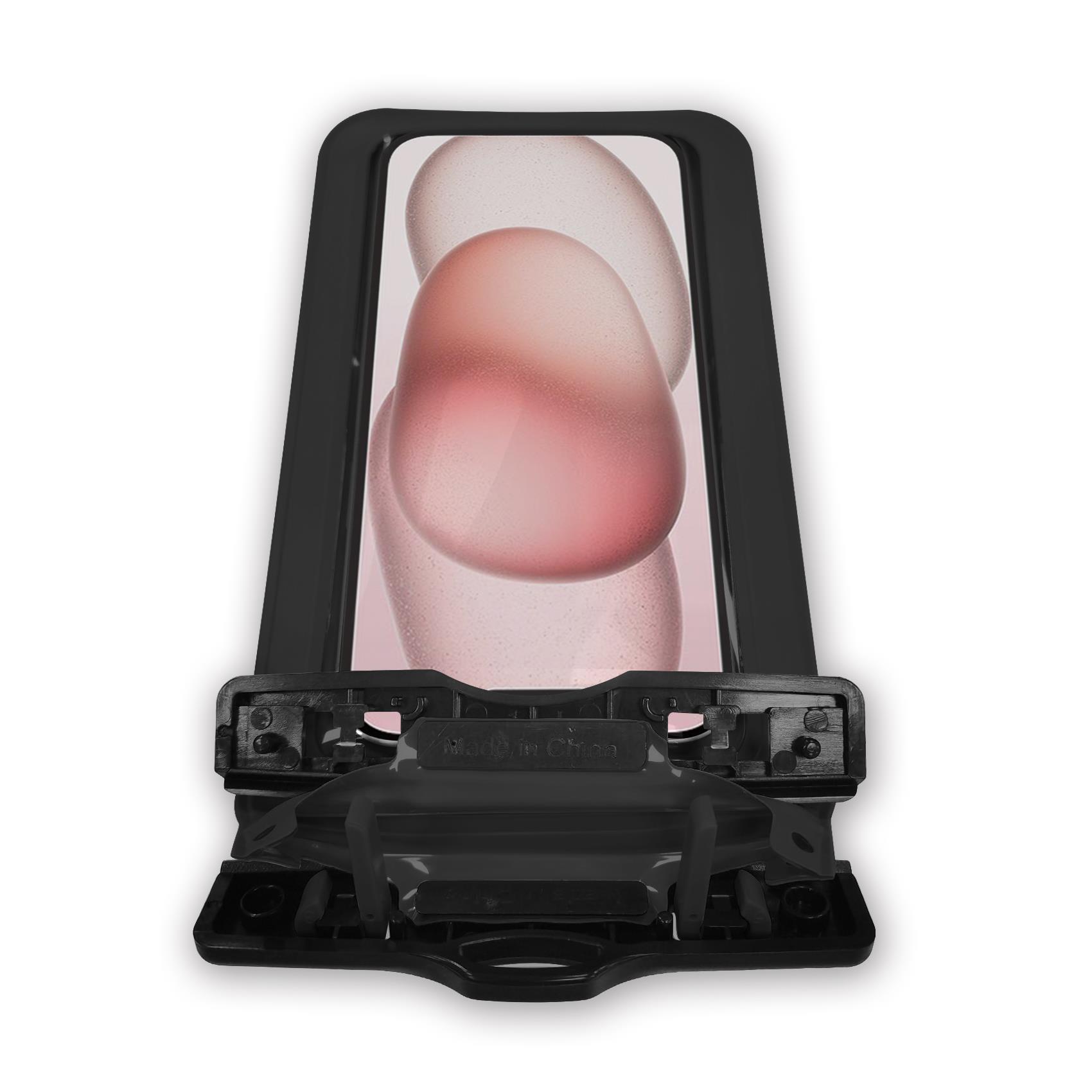 SPLASHBAG25 - Custodia impermeabile per smartphone fino a 7" dimensione display, design trasparente, chiusura ermetica, laccio a collo incluso 5
