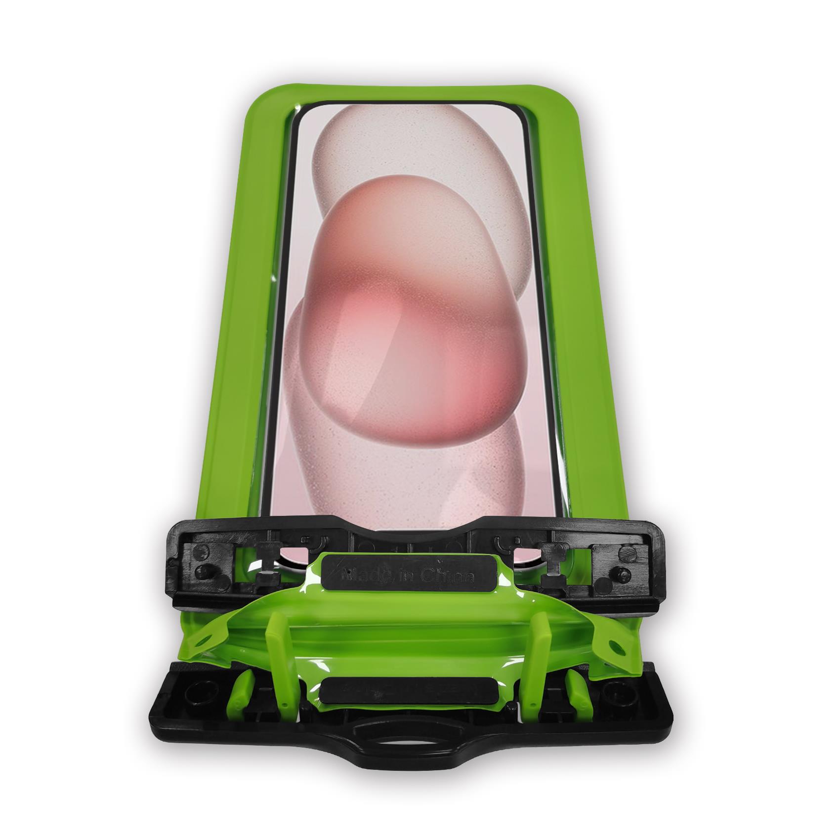 SPLASHBAG25 - Custodia impermeabile per smartphone fino a 7" dimensione display, design trasparente, chiusura ermetica, laccio a collo incluso 5