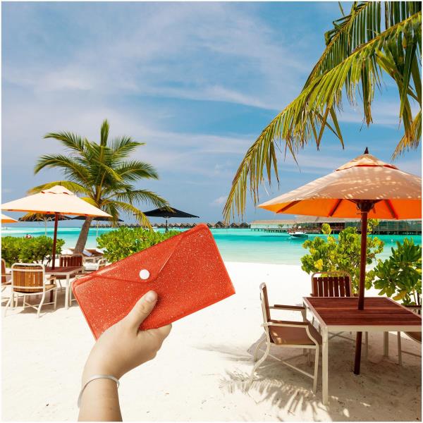 SPLASHWALLET - Custodia impermeabile compatibile con smartphone fino a 6.2" dimensione display, massima protezione da sabbia, creme, polvere e spruzzi d'acqua, certificazione IPX4 3