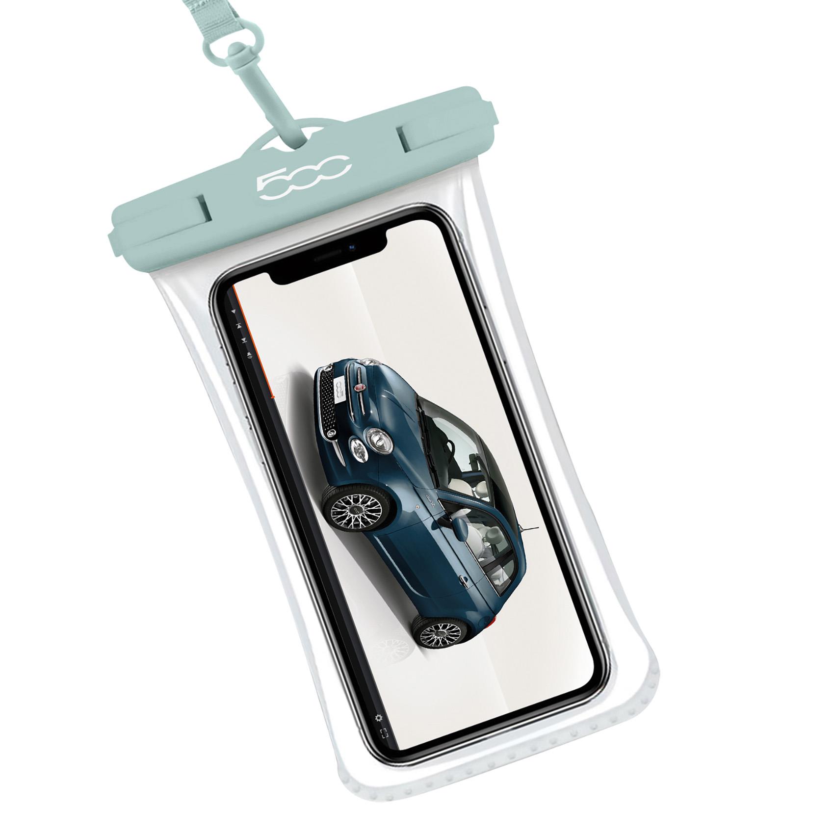 CELLY SPROOFBAG500 - Custodia impermeabile compatibile con smartphone fino a 7" dimensione display, certificato IPX8. TPU trasparente morbido, chiusura ermetica [500 COLLECTION]