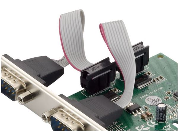 SCHEDA PCI EXPRESS 2 SERIALI 6