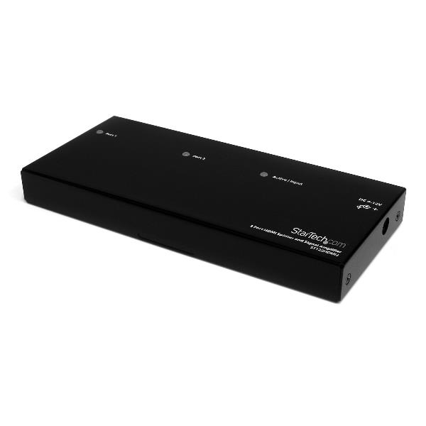 Sdoppiatore video HDMI a 2 porte e amplificatore del segnale 2