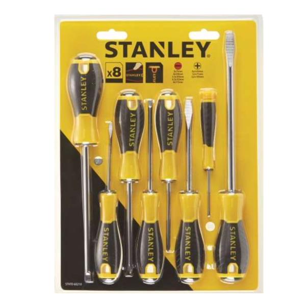 BLACK & DECKER STANLEY SET 8 PEZZI GIRAVITI