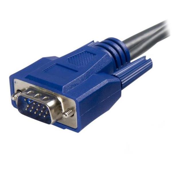 Cavo KVM ultra-sottile VGA USB 2 in 1 1,8 m 3