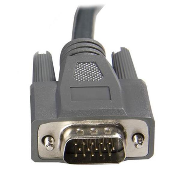 Cavo KVM ultra-sottile VGA USB 2 in 1 1,8 m 4