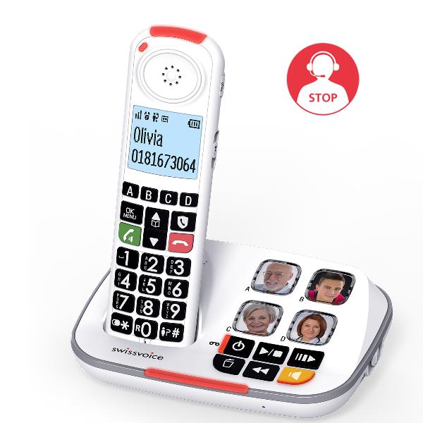Alcatel Fissi SWISSVOICE CORDLESS con SEGRETERIA  XTRA2355