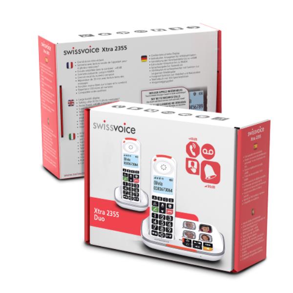 SWISSVOICE CORDLESS DUO Xtra 2355 3