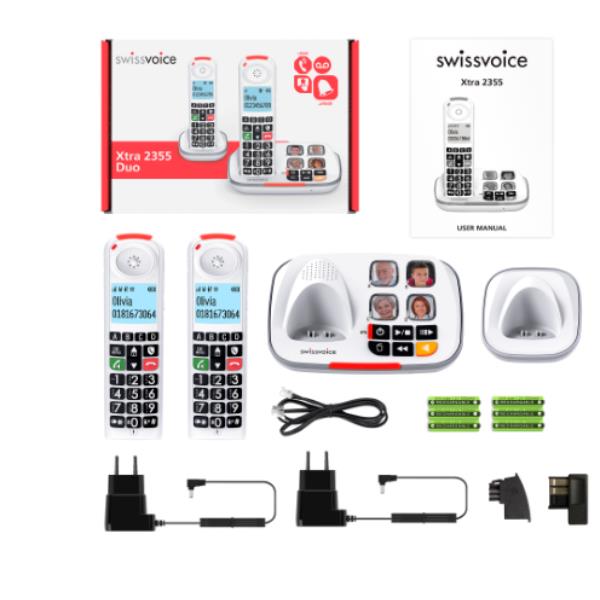 SWISSVOICE CORDLESS DUO Xtra 2355 5