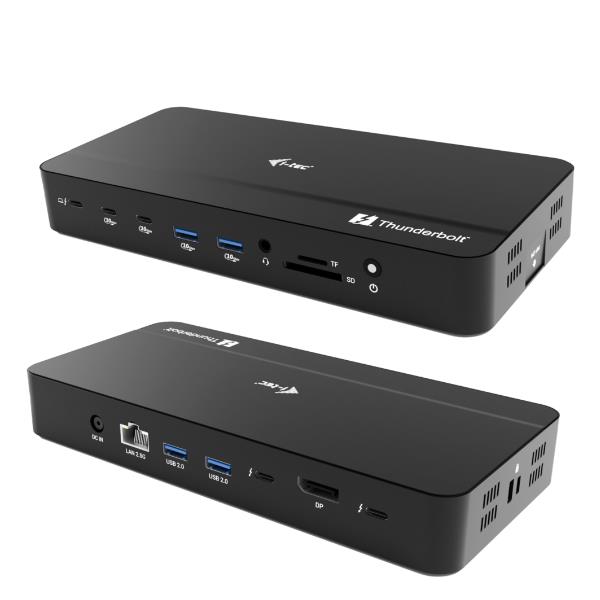 I-TEC I-TEC THUNDERBOLT 5 Triplo Display, PD140W con alimentatore, Slot M.2 NVMe per espandere lo storage fino a 7000 MB/s