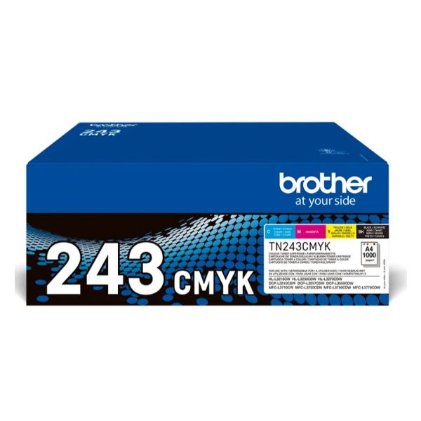 CONSUMABILI BROTHER Multipack 4 Toner Nero, Ciano, Magenta, Giallo Brother TN243CMYK