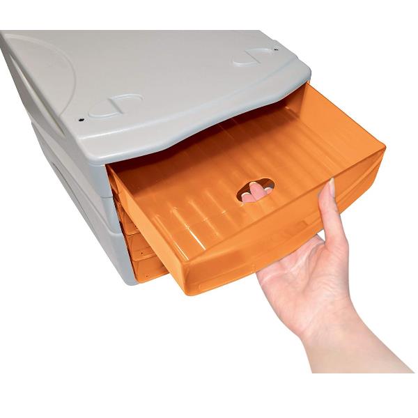 CASSETTIERA SMILE - ARANCIO 4