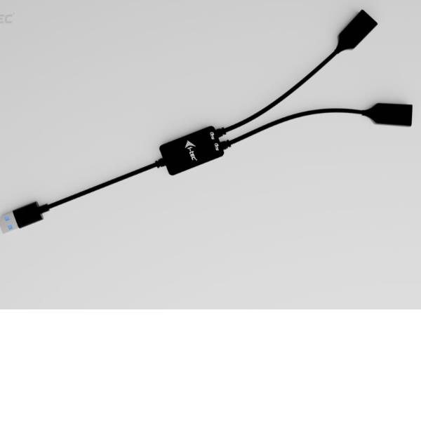 I-TEC HUB USB-A CAVO Flessibile a 2 porte (2x USB-A)