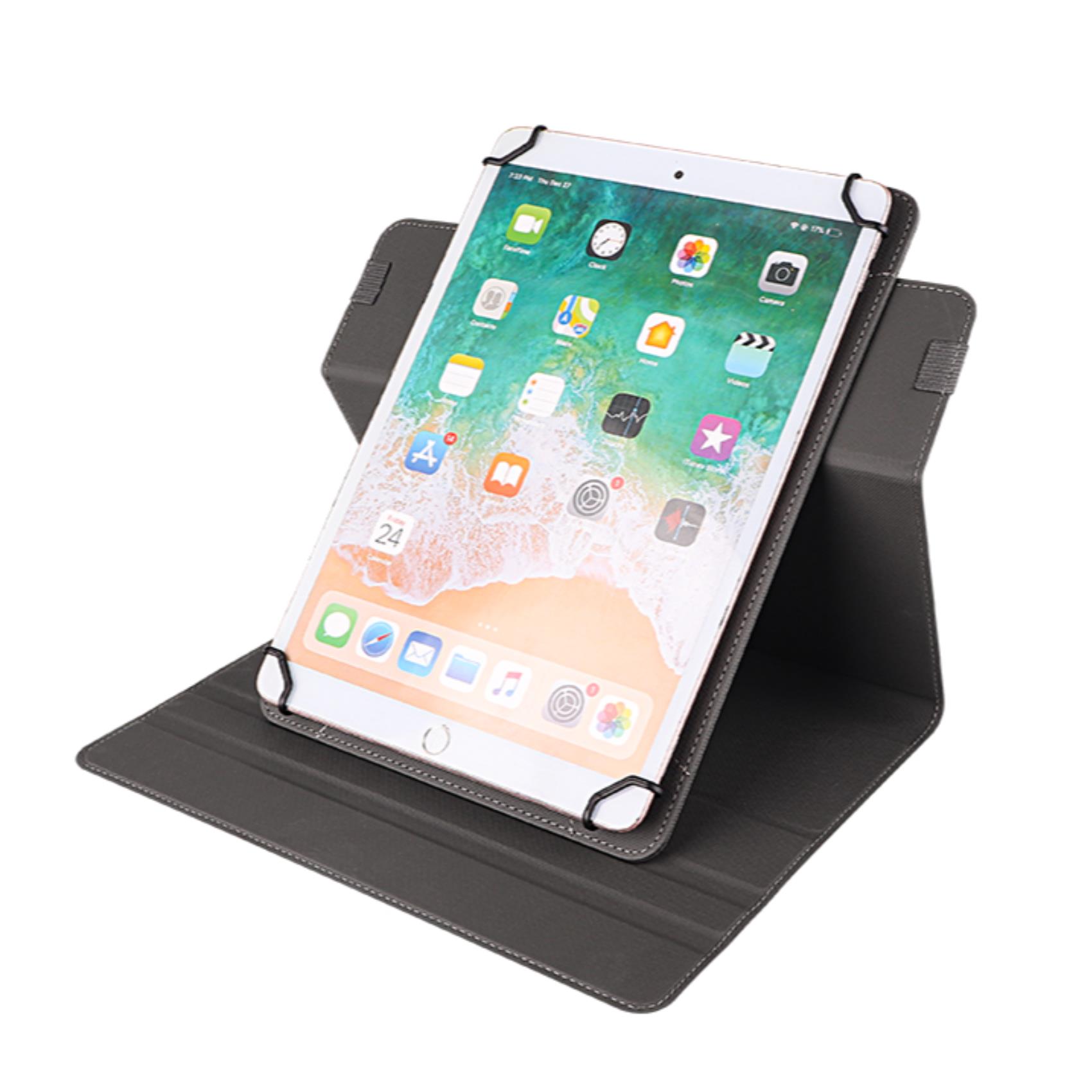 UNIROTTAB11 - Custodia a libro universale di colore blu con rotazione a 360° compatibile con Tablet fino a 11" dimensione display 3
