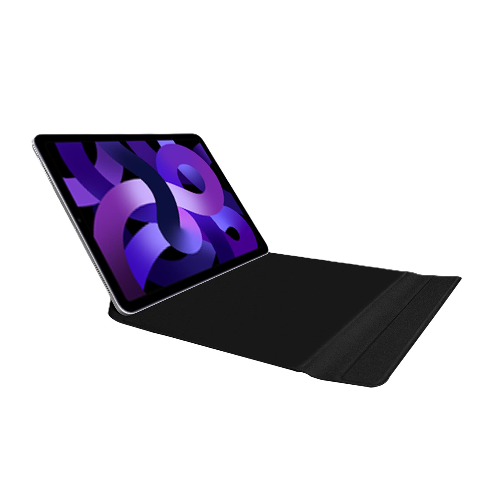 UNISTICKT13 - Custodia a libro in pelle sintetica con attacco Tablet tramite adesivo 3M di colore nero compatibile con Tablet fino a 13" dimensione display 3