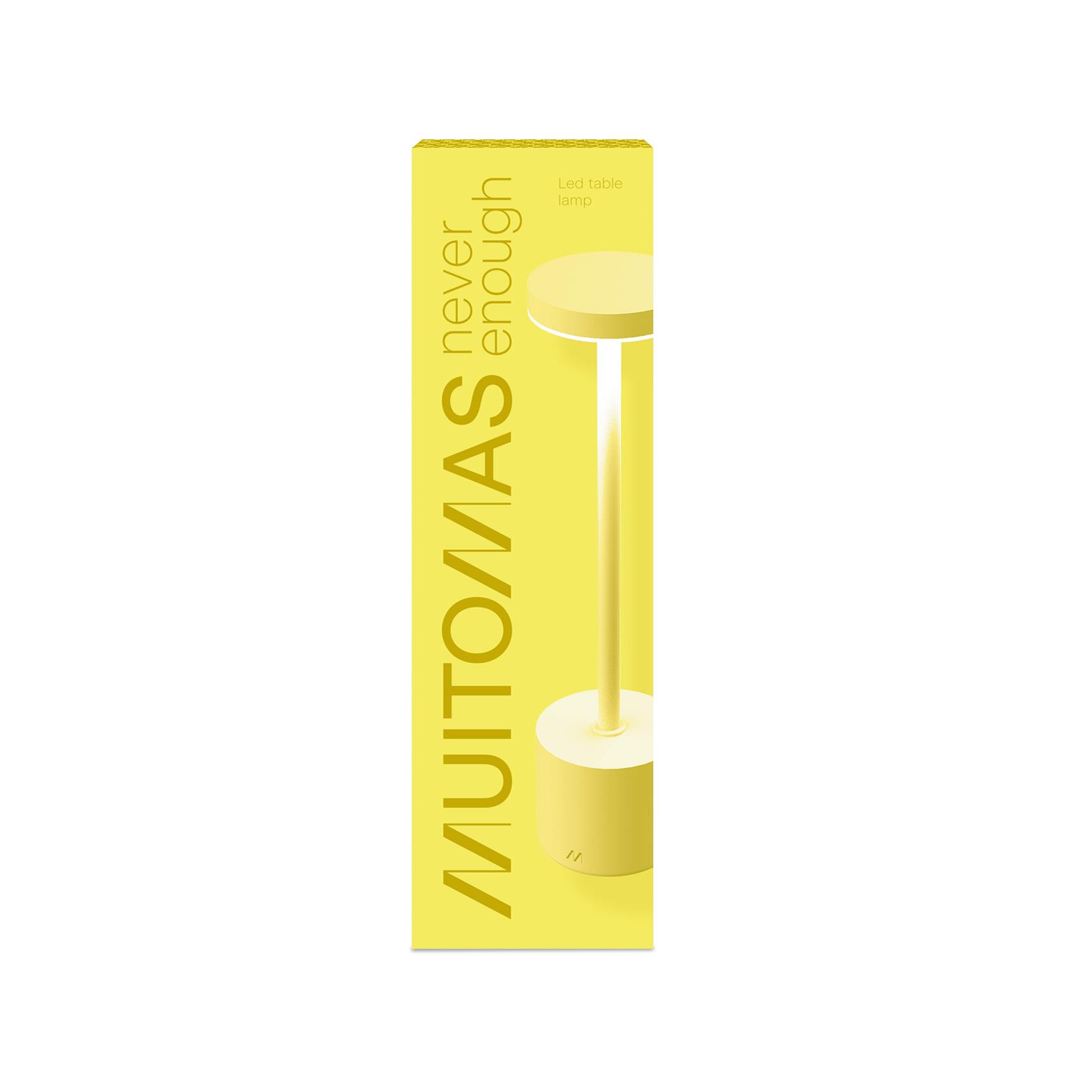 MUITOMAS - Lampada da tavolo giallo 3