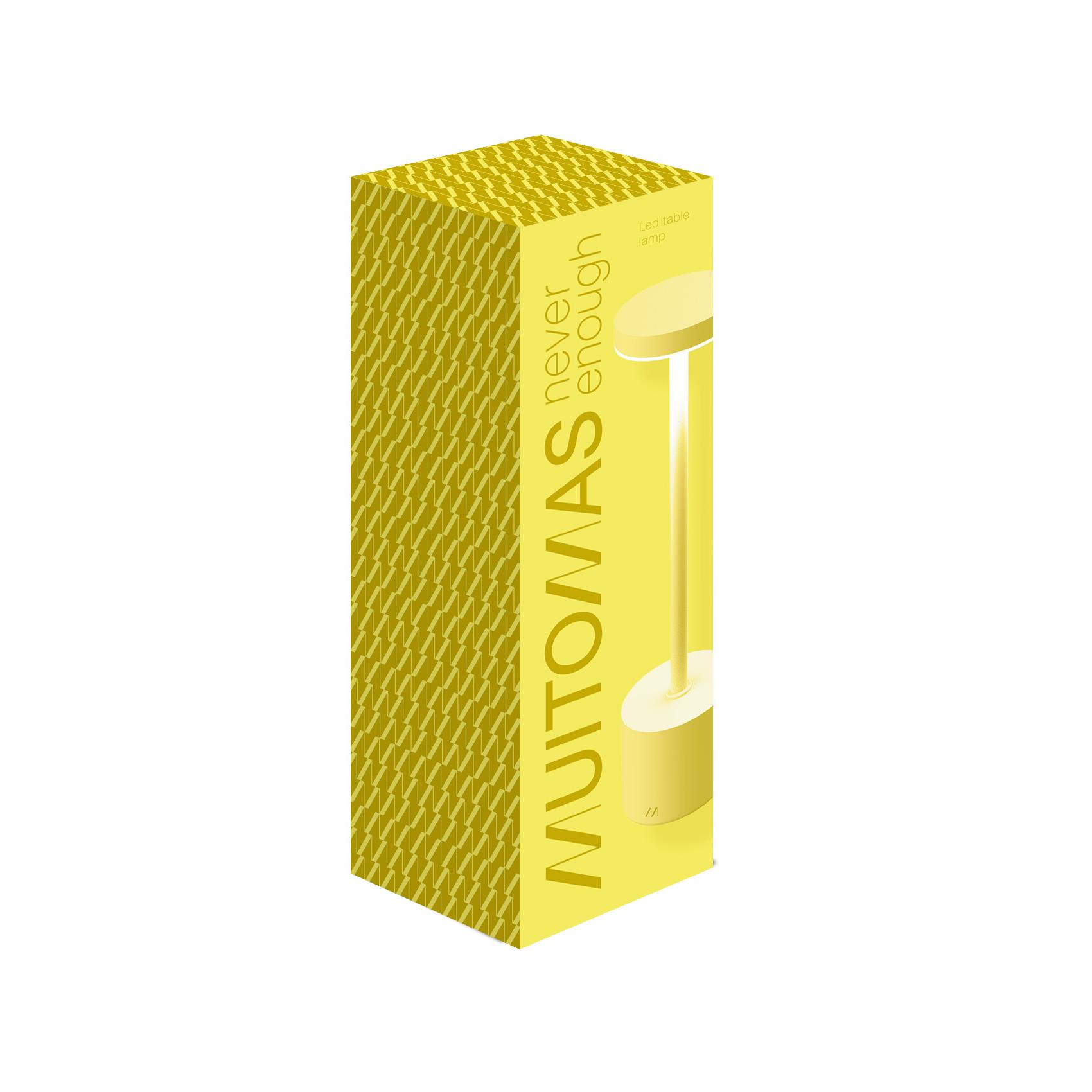 MUITOMAS - Lampada da tavolo giallo 4