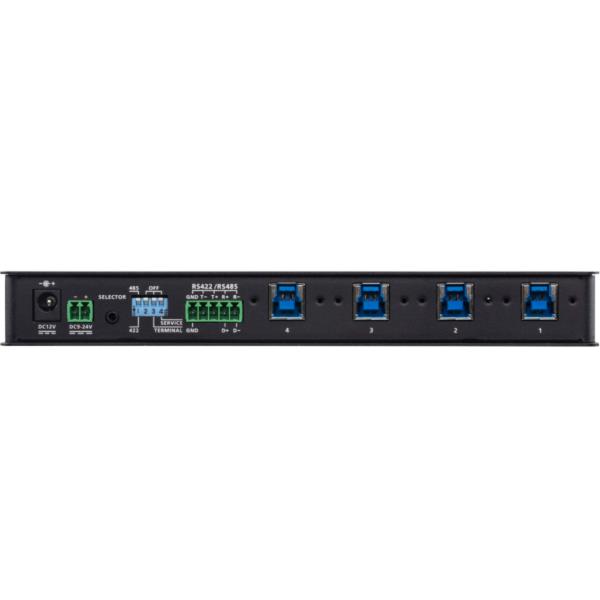 US3344I-AT Switch hub industriale USB 3.2 Gen 1 4 x 4 2