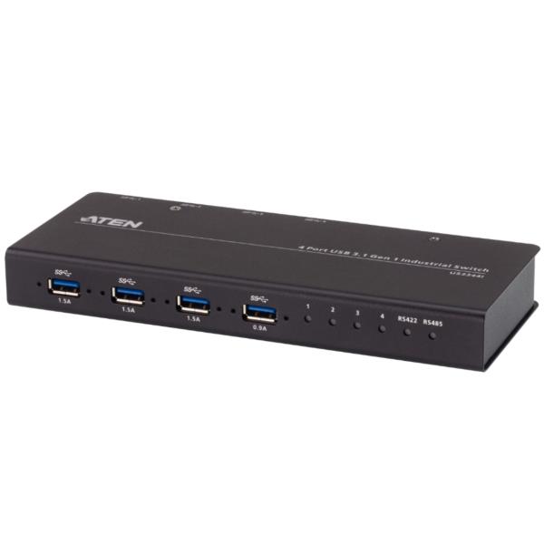 US3344I-AT Switch hub industriale USB 3.2 Gen 1 4 x 4 3