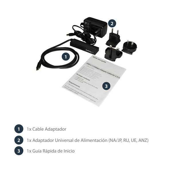 Cavo Adattatore USB 3.1 per SATA 2,5"/3,5" - USB-C 9