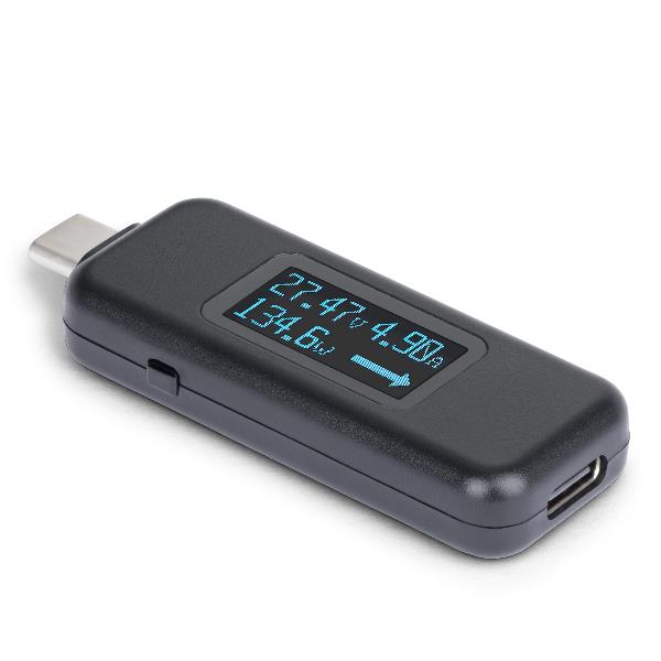 StarTech Multimetro Digitale USB-C, Misuratore di Tensione e Corrente
