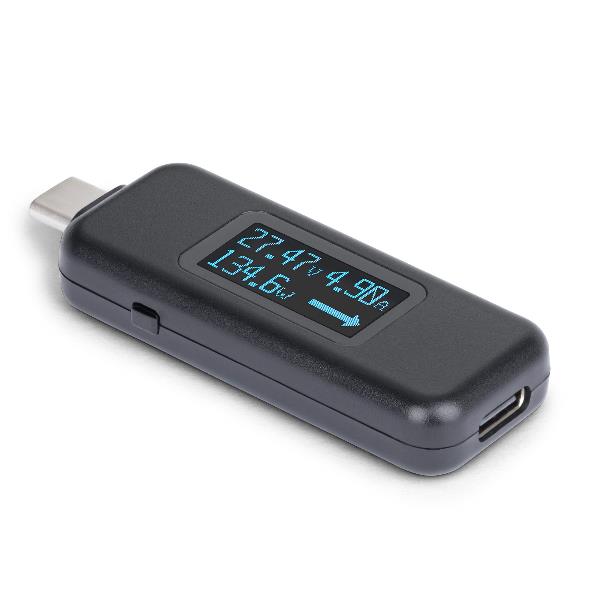 Multimetro Digitale USB-C, Misuratore di Tensione e Corrente 3