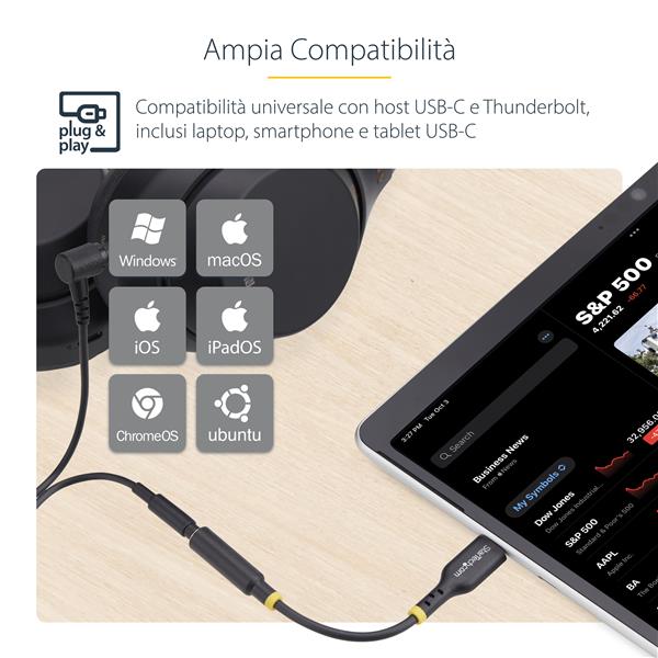 Adattatore Audio da USB-C a Jack 3,5 mm 14