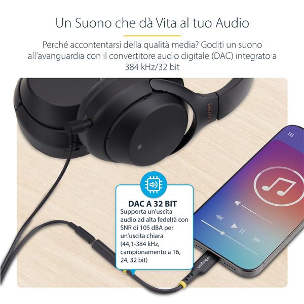 Adattatore Audio da USB-C a Jack 3,5 mm 15
