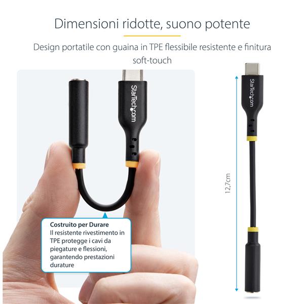 Adattatore Audio da USB-C a Jack 3,5 mm 16