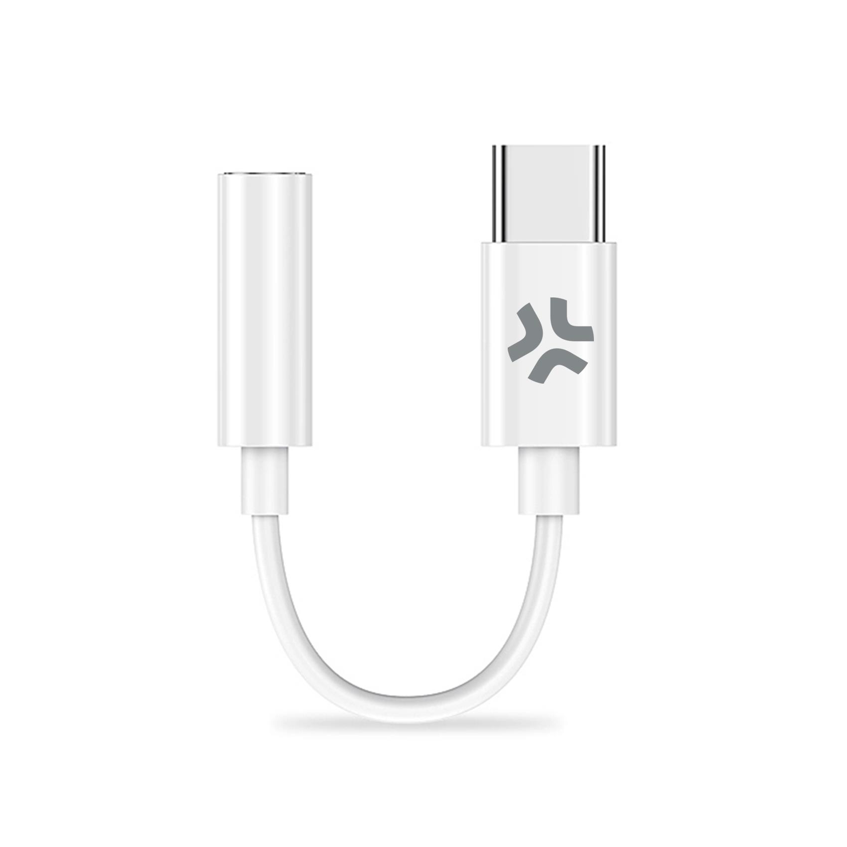 CELLY USBCJACKADAPT - Adattatore per cuffie, porta jack 3,5mm a porta USB-C