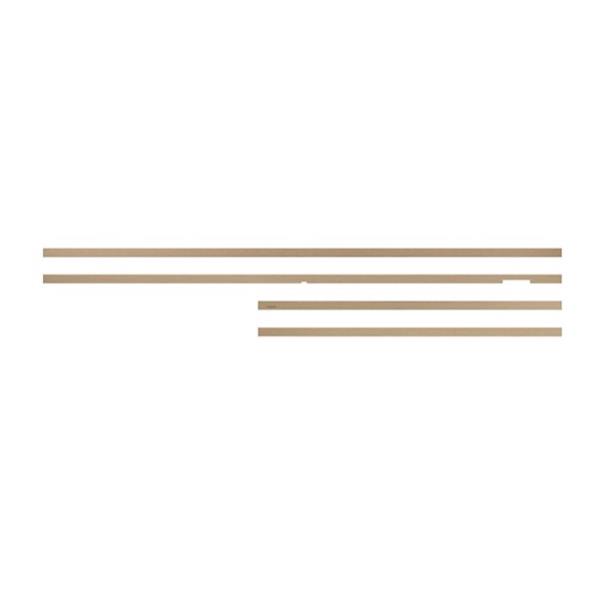SAMSUNG ENTERTAINMENT CORNICE 85 FRAME Teak