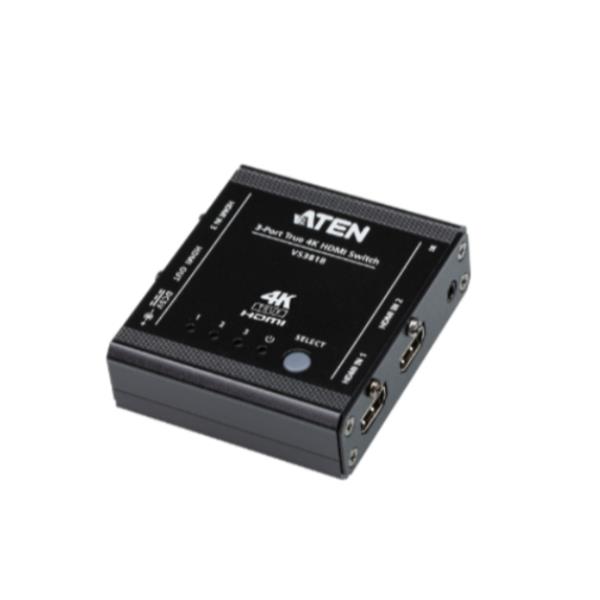 ATEN VS381B-AT Switch True 4K HDMI a 3 porte