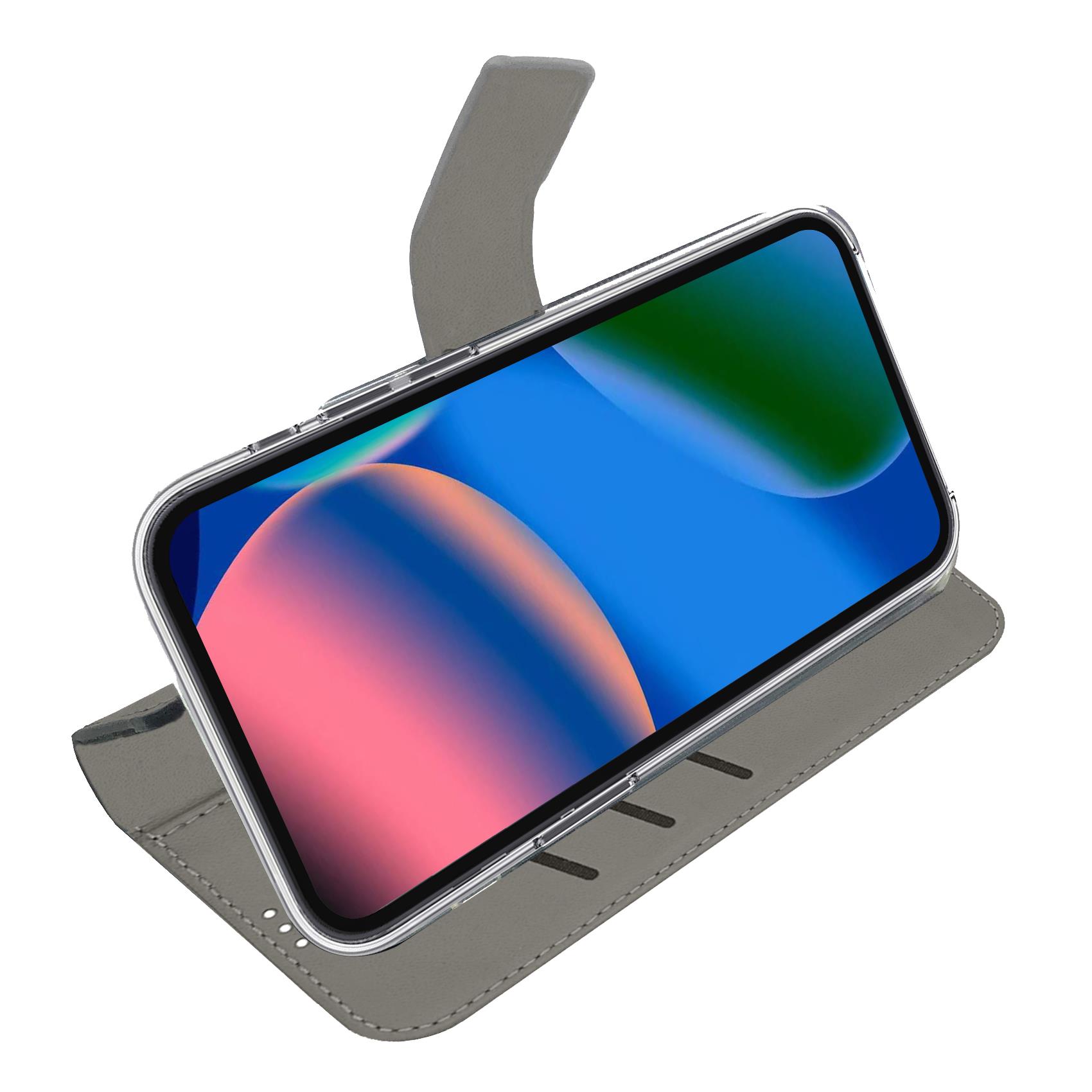 WALLY - Custodia a libro in pelle sintetica con chiusura flap magnetico, slot per carte e funzione stand colore nero compatibile con Google Pixel 10/ Pixel 10 Pro 5
