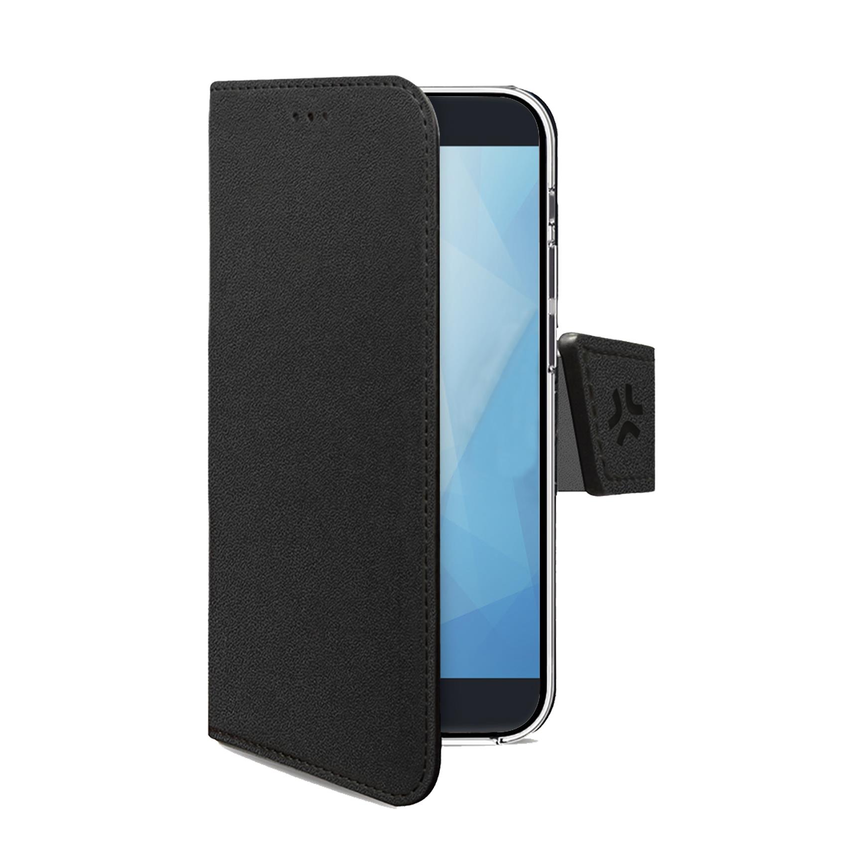 CELLY WALLY - Custodia a libro in pelle sintetica con chiusura flap magnetico, slot per carte e funzione stand colore nero compatibile con Xiaomi Redmi Note 15 Pro 5G/ Poco X8 5G