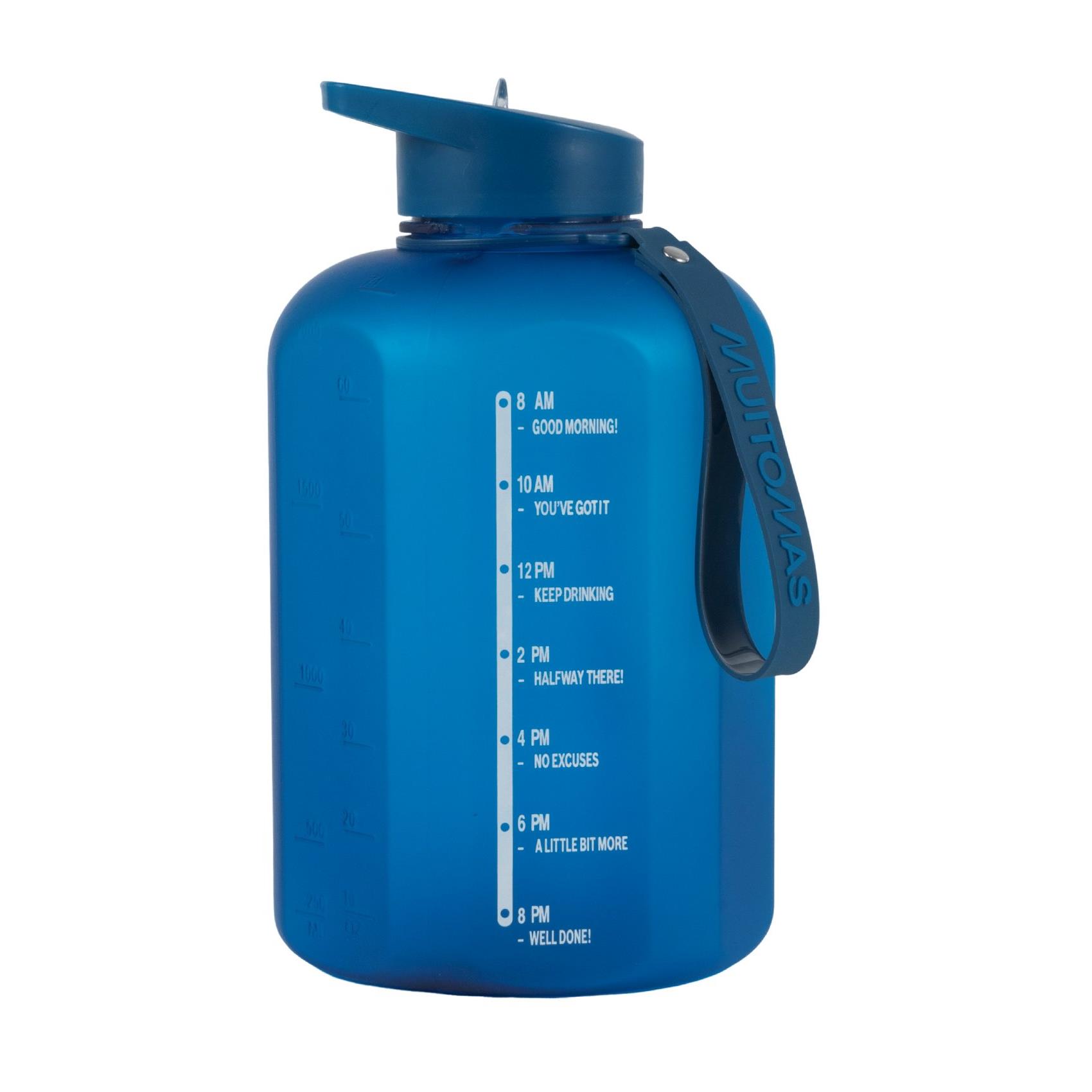 MUITOMAS MUITOMAS - Borraccia sportiva 2,2 litri blu ottanio