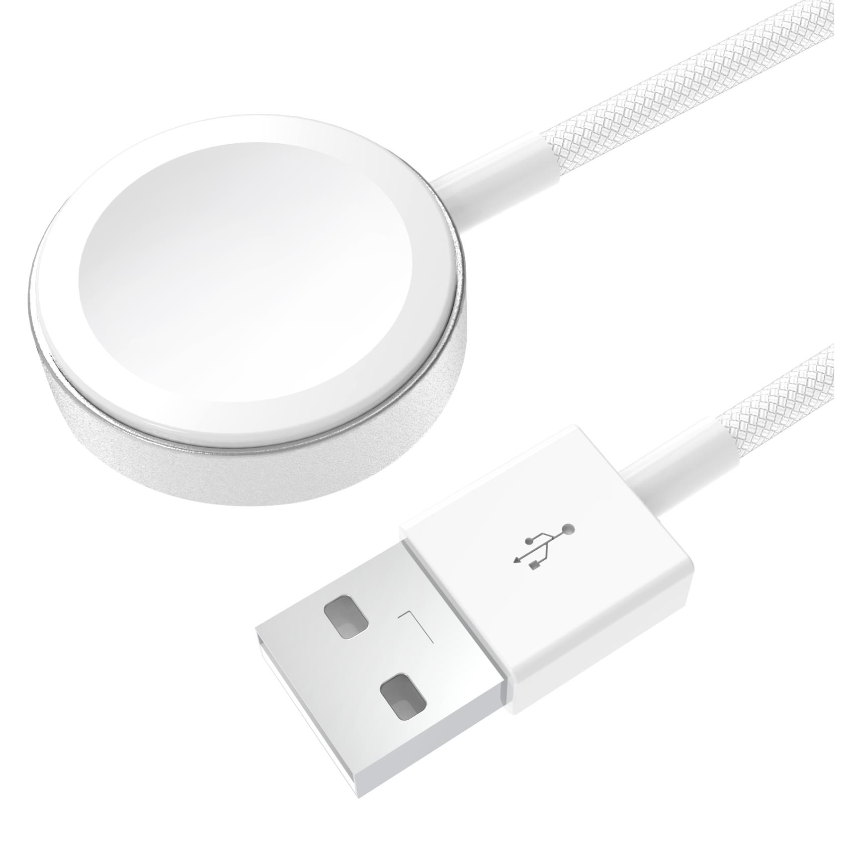 CELLY WCHARGERUSBA - Caricabatteria per Apple Watch, porta USB-A, potenza massima 2.5 Watt, lunghezza 1 metro