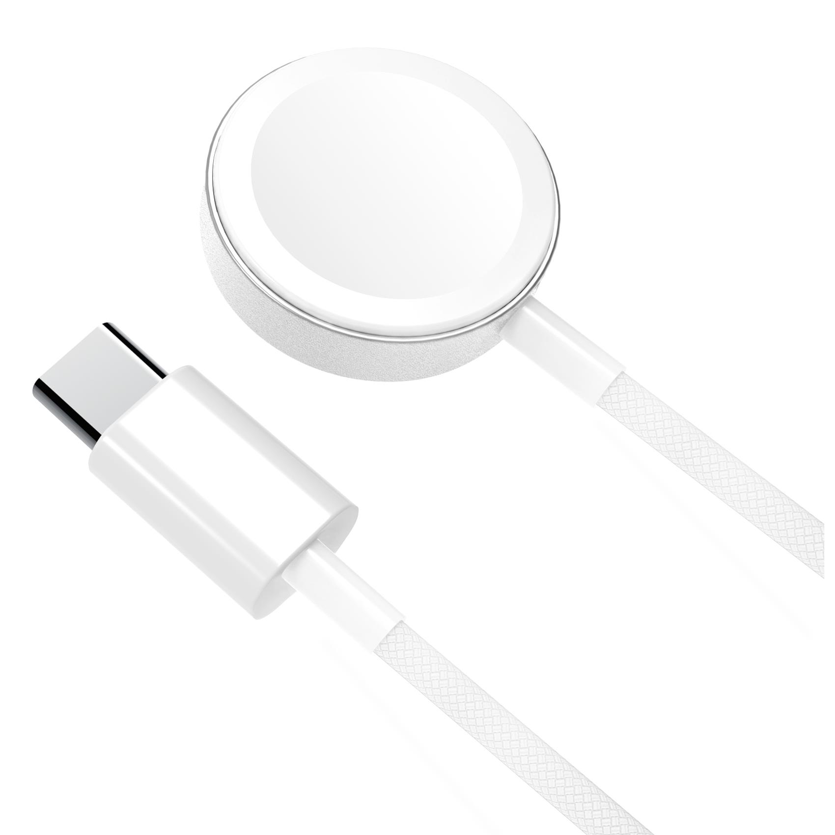 WCHARGERUSBC - Caricabatteria per Apple Watch, porta USB-C, potenza massima 2.5 Watt, lunghezza 1 metro 2